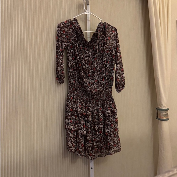 Michael Kors Women's Brooks Off Shoulder Floral Dress Size Large EUC - Picture 2 of 2